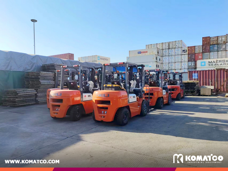 Mexico - 9 Units HELI CPCD50 & CPCD30 & CPCD25 Forklift