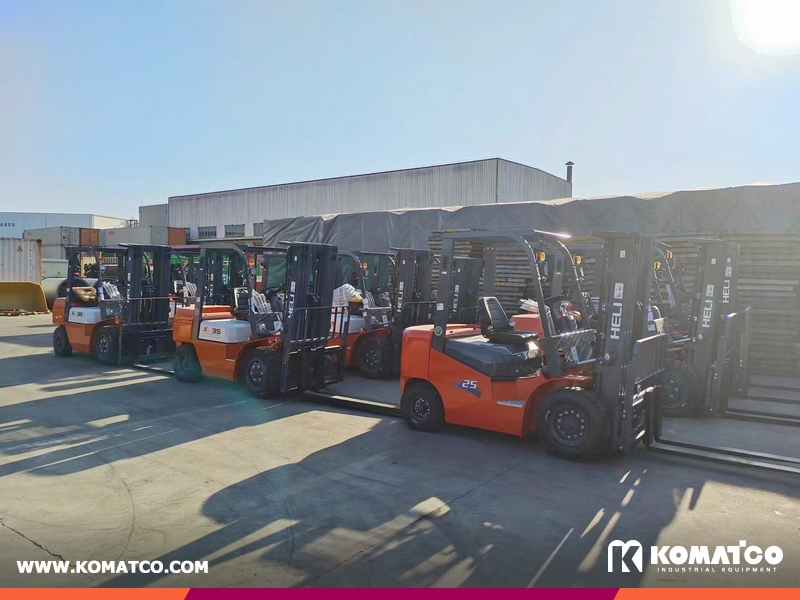 Mexico - 9 Units HELI CPCD50 & CPCD30 & CPCD25 Forklift