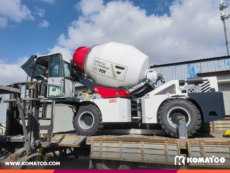 LUZUN JBC5500 Self Loading Concrete Mixer