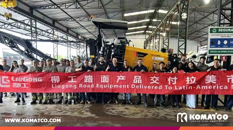 LIUGONG M100E Milling Machine Debuts in Brazil with Innovative Design