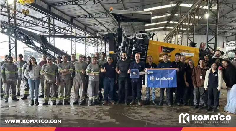LIUGONG M100E Milling Machine Debuts in Brazil with Innovative Design