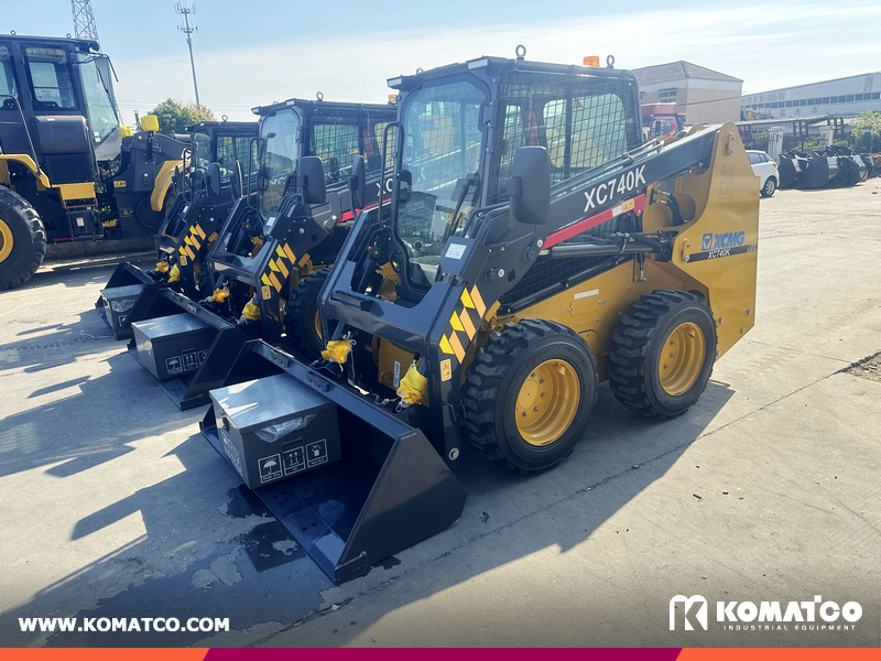 Paraguay - 3 Units XCMG XC740K Skid Steer Loader