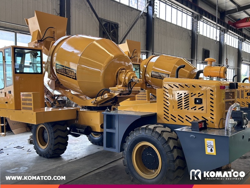 Libya – 1 Unit Hongyuan HY-200 Self-loading Concrete Mixer Truck