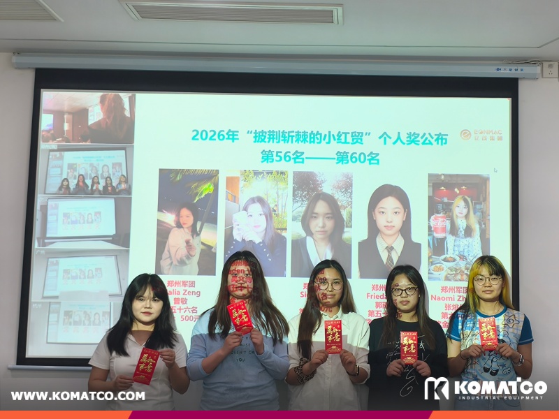 KOMATCO Red Trade Rookie Competition Concludes with Celebration and Recognition