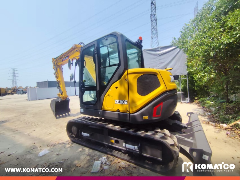 Mayotte - 2 Units XCMG XE55E Excavator & 1 XE80E Excavator